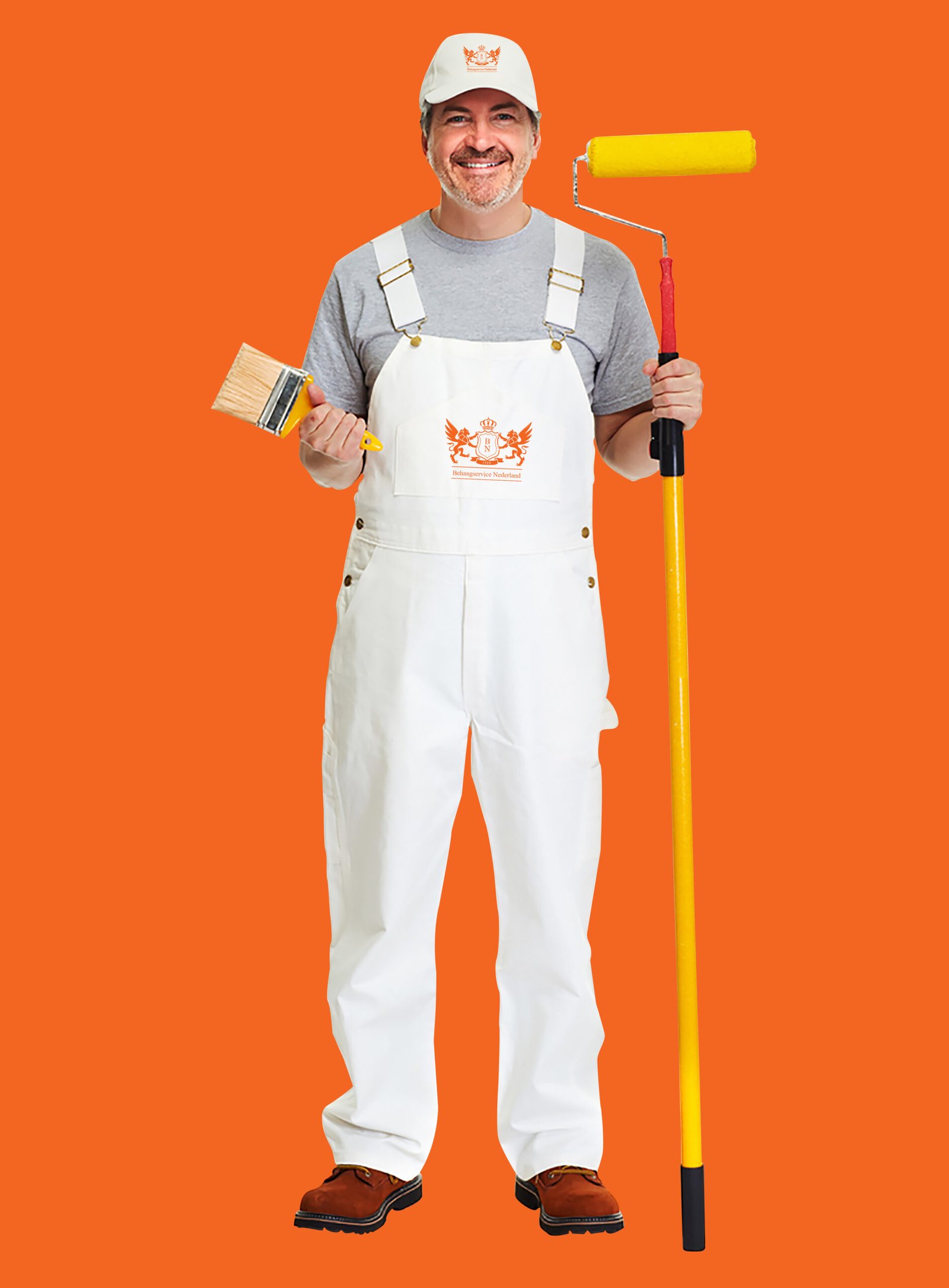 Dit is geert eigenaar van behangbedrijf Behanger Gouda.